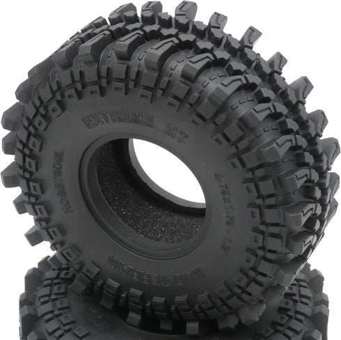 2pcs RC 1.9 Mud-Terrain Tires, Height 121mm/4.75inch for 1/10 Redcat Gen8 / Traxxas TRX-4 / Axial SCX10