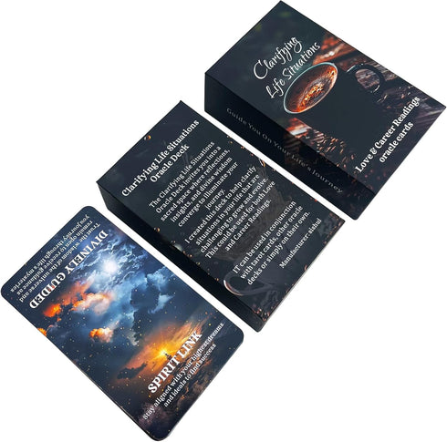 Clarifying Life Situations Oracle Cards, Love and Career Deck for Beginners, Covering Life, Love, and Spiritual Journey