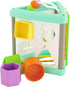 Infantino Activity Triangle & Shape Sorter with 4 Shapes, Bendy Bars, Maze Tracks for Infants & Toddlers 6M+