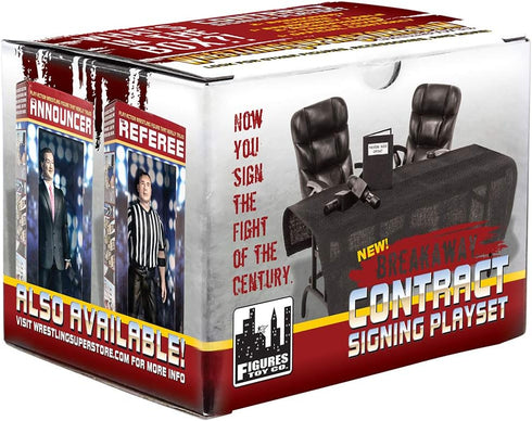 Playset Breakable Contract Signing for Wrestling Action Figures