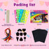 ZMLM Scratch Paper Art-Craft for Girls, Rainbow Scratch Magic Drawing Set, Activity Kit for Kids Ages 3-12, Holiday Gift