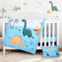 Set Boys-3 Sets Set UOMNY Crib Bedding for Piece Dinosaur Baby Boys Crib Bedding with Baby Comforter Crib Sheet