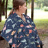 Car Seat Cover Baby, Peekaboo Opening Carseat Covers Baby Boy, Minky Infant Car Seat Canopy, Multi-Use Cover Protecting