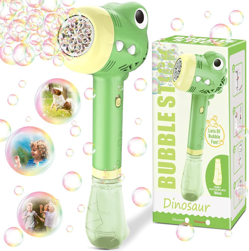 Bubble Machine for Kids, Outdoor Toys for Toddlers Age 3-5, Battery Operated Bubble Wand for Easy Outdoor Use