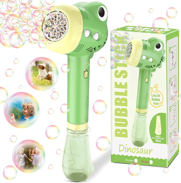 Bubble Machine for Kids, Outdoor Toys for Toddlers Age 3-5, Battery Operated Bubble Wand for Easy Outdoor Use