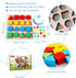 Shape Matching Game, Color Sensory Educational Toy, Geometric Quick Matching Board Game for Kids