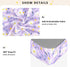 miaozhen 1 Pack 52x28 Cotton Crib Sheets for Baby Boys Girls Soft Sunflower Pastel Purple Yellow Playard Mattress