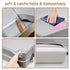 Toddler Booster Seat for Dining Table, PU Washable Double Safe Straps Non-Slip Bottom Booster Seat Dining Toddler