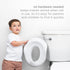 Ubbi Multi-Use Potty Training Hook, No-Install Bathroom Organizer for Toddler Potty Seats, Hangs Over Toilet Tank