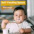 5 Pieces Silicone Baby Spoons, Kids Utensils for Self Feeding, Heat Resistant Food Spoon for Over 6 Months