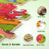 SYNARRY Wooden Jigsaw Puzzles for Kids Age 3-5 - 4 Pack 24-40 Pieces Educational Learning Toys Gift Set