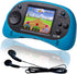 EASEGMER 16 Bit Kids Handheld Game Player - 220 HD Video Games, 2.5 Inch Portable with Headphones (Blue)
