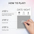 Lapogy 40 Romantic Card Games for Date Night - pcs Date Ideas Scratch Off Date Adventurous Cards Valentines Day Bridal