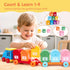 2 3 Old-Counting Set 2-5 Toddler Learning Toys for Year Matching & Sorting Activity Montessori Train with Farm Animals