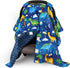 Hooyax Peekaboo Car Seat Cover for Baby Boy - Warm Minky Carseat