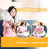 BYRIVER Firm C Shaped Pregnancy Pillows for Sleeping, Belly Hip Leg Knee Support Side Sleeper Body Pillow, Cuddle