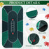 5-10 Kinlop Poker Mat Table Top with Storage Bag Portable Rubber Poker Table Cover Folding Texas for Players Layout