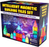 Desire Deluxe Magnetic Tiles Building Blocks Toy - STEM Educational Magnet Set for Kids, 57PC