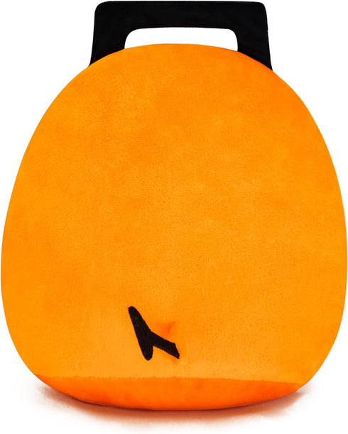 8-Inch Cute Orange Saw-Puppy Plush Super Soft Stuffed Animal Toy with Handle, Adorable Kawaii Pillow Gift for Kids