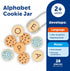 Learning Resources Alphabet Cookie Jar - ABC Toys for Kids, Alphabet Activities, Phonics Practice, Reading Practice