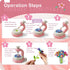 Pistachio 4 5 6 7 8, 4 5 6 7 8 DIY Fabric Flower Bouquets Toys - Arts and Crafts for Kids Arts & Crafts Flower Making
