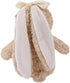 8'' Bunny Stuffed Animal Soft Rabbit Cuddly Toy Long - Eared Brown Plush Bunny with Cream Bow Plush Toys for Babies