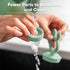 Haakaa Baby Fruit Food Feeder & Mini Freezer Nibble Tray Combo, BPA Free Silicone Feeder for Safe Infant Feeding