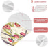 Bulletgxll Set 4, Vintage Birds Unisex Baby Burp Cloths of Soft Absorbent Organic Cotton Muslin Burping Cloths