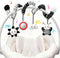AJsupojouet Car Seat Toys Hanging and Stroller Toys for Babies 0-6 MonthsHigh Contrast