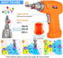 Educational Toys Building Blocks, 244 Pieces Electric Screwdriver DIY Kit for Kids Ages 4-10