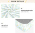 miaozhen 1 Pack 52x28 Cotton Crib Sheets for Baby Boys Girls Soft Stretchy Cute Duck Duckling Grassland Blue Stripe