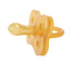 Symmetrical 1 Count (0-6 Sweetie Rubber Pacifier Star Shape Rubber Natural Rubber with Nipple Small)