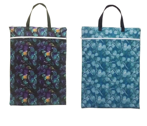Unknown 2PCS Large Hanging Wet/Dry Cloth Diaper Pail Bag for Reusable Diapers or