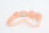 Baby Toddler Elastic Chiffon Flower Headbands, Princess Girls Hand Sewing Beads Flower Headwear (QJ11 White Pink)