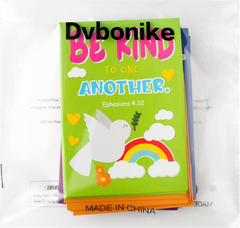 24Pcs Bible Coloring Books Religious Theme DIY Color-in Pages with Inspirational Words Drawing Holiday Christian