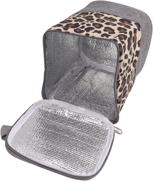 RiToEasysports Insulated Baby Bottle Bag, Aluminum Foil Isolation Large Capacity Breast Milk Cooler Oxford Fabric