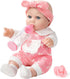 DONTNO 12'' Baby Doll in Gift Box with Clothes Accessories Playset,Pacifier,Feeding Bottle.