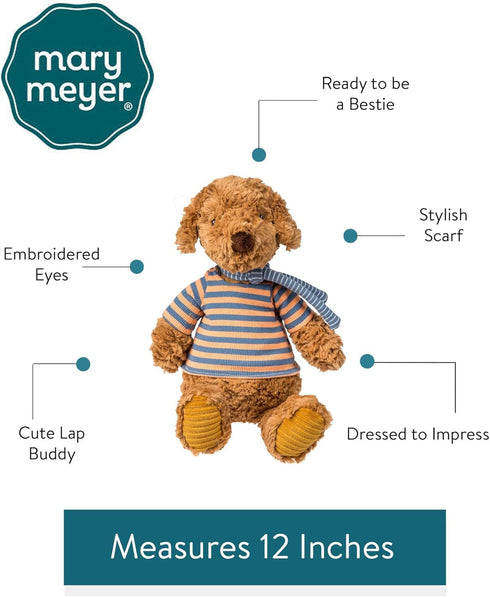12-Inches, Mary Meyer Stuffed Animal Plush Soft Toy, Cabot Tails Dog