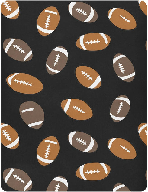 Sheet,52x28IN Pfrewn Crib Sheets for Boys Girls American Football Ball Fitted Crib Sheet Fits Standard Crib Mattress
