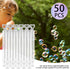 50 PCS Bubble Wand, White Heart Bubble Stick Tube, Wedding Bubbles Toy for Anniversaries and Festivals