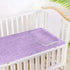 SyXIOP 28" 52" Purple Cooling Baby Waterproof Crib Mattress Protector x Ultra Soft Bed Pads Disposable for Baby&Toddler