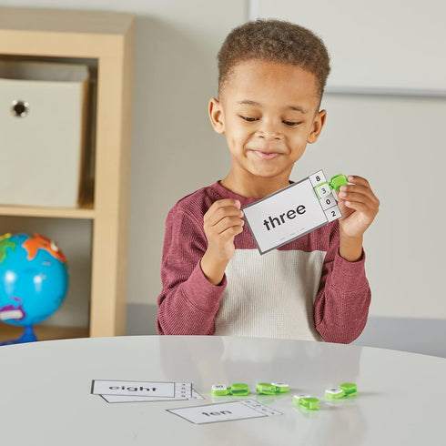 hand2mind Learn My Numbers Fine Motor Clips, Toddler Numbers and Counting Activities, Montessori Math Toys for Kids