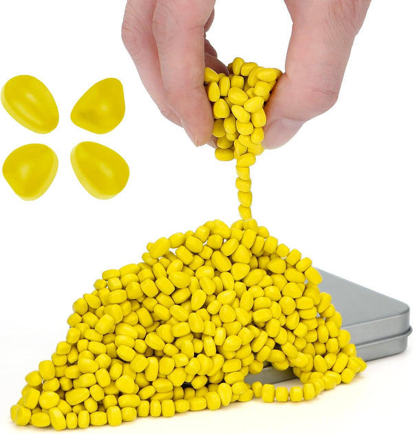 500+ Original Ferrite Putty Yellow, Sensory Stones, Adult Fidget Stress Relief Desk
