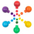 READY 2 LEARN Doodle Dabbers Dot Markers, Set of 6 Washable Colors, Non Toxic with Specially Designed Toddler Grip