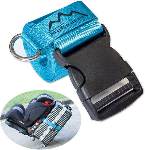Car Seat Travel Belt to Suitcase,Car Seat Travel Strap to Convert Kid