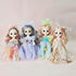 TNDCKP 4 6 Inch 3+ Pcs Princess Girl Mini Dolls, Small Princess Dolls, Little Girl Miniature for Year Old Girls