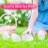 HSLCGF 24 Pack 3.5 Inch Plastic Easter Eggs Large Empty Eggs Bulk Fillable for Easter Theme Party Favor Basket Stuffers
