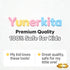 Yunerkita 9PCS Set, 3-8,No Dough Tools Kids ABS Clay Molds Kit with Roller, Scissors & Cutters Non-Toxic ASTM
