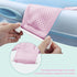 Breathable Mesh Newborn Baby Bath Mat, Adjustable Non-Slip Bath Seat Pad for Bathtub for 0-18 Months (Style 3-Pink)