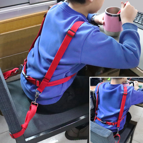 Adjustable Safety Chair Strap for Teens - Perfect for Older Children with Autism, ADHD, Mealtime, Homework